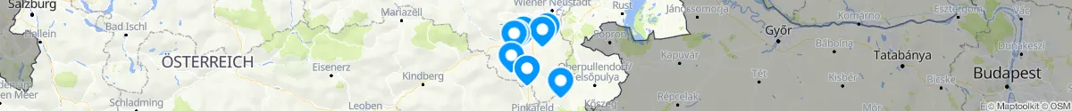 Map view for Pharmacies emergency services nearby Krumbach (Wiener Neustadt (Land), Niederösterreich)